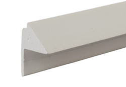 PROFIL PVC COIN BETON 3M POUR LIAISON BANQUETTE BETON-CLOISON